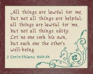 All Things Are Lawful For Me - I Corinthians 10:23-24